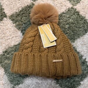 Michael Kors Women’s Knit Hat with Pom